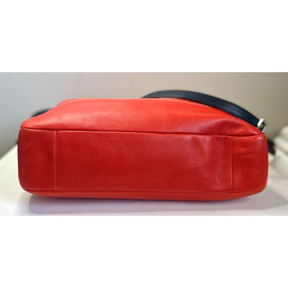 NWOT Coach Park Leather Color Block Convertible Carrie Tote Bag D-1381 F24065 - Picture 7 of 12